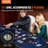VEVOR 8 Player Foldable Poker Table