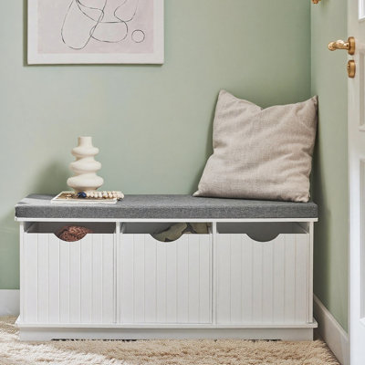 Tatti Polyester Upholstered Storage Bench