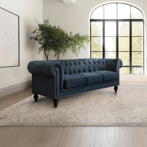 Birch Lane Ophelie 87'' Velvet Sofa & Reviews - Wayfair Canada