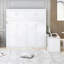 Grand lit escamotable mural avec bureau, tablettes de rangement et grandes armoires pour une utilisation polyvalente et peu encombrante-275115761