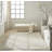 Calvin Klein CK078 Summit 5'3" x 7'9" Natural Ivory Modern Indoor Rug-124288053