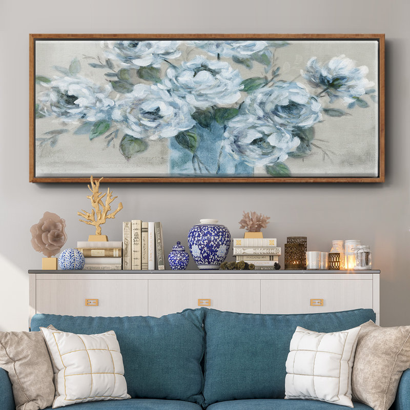 Tender Roses- Framed Canvas