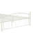 Modern Queen Size Metal Bed Frame, Headboard And , White Color, Silent, Easy Installation, No Box Spring Needed, 600 Lbs Weight Bearing - Stable, Noise-, Compatible With Multiple Mattress Types