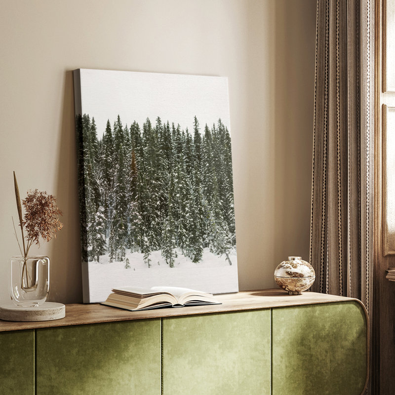 Christmas Tree Forest -Custom Wrapped Gallery Cavas, 48" H x 32" W