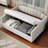Linen Upholstered Daybed With Spacious Underbed Storage, Full Size - Durable Solid Wood Frame-2039393188