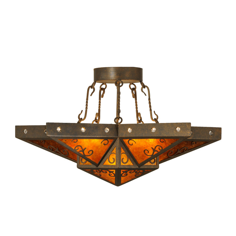 Star 6 - Light Semi Flush Mount