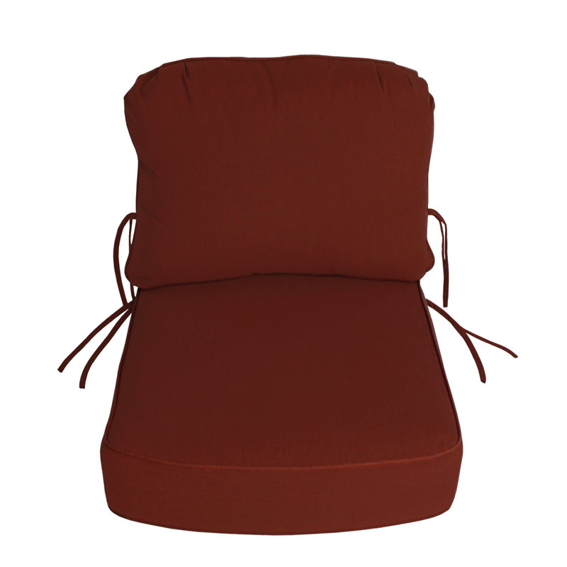 Kippie Sunbrella Outdoor 5'' Adirondack Chair Back Cushion, Terracotta Sunbrella®