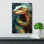 Python Gestural - Wrapped Canvas