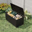 Contenant de rangement extérieur verrouillable pour l'extérieur, 73 gallons, boîte de rangement pour l'extérieur-133392926-122877497