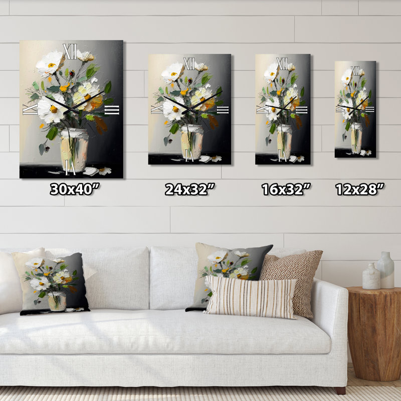 Jazzelle - Horloges murales florales, Petit