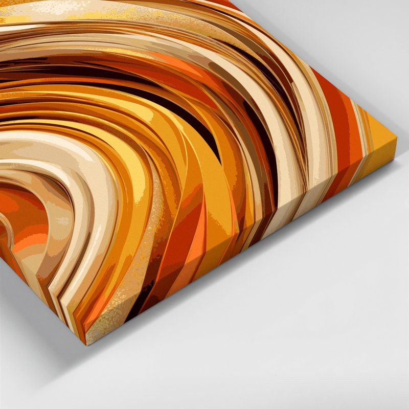 Art numérique sur toile, abstraction numérique 16, H 32 po x l 32 po
