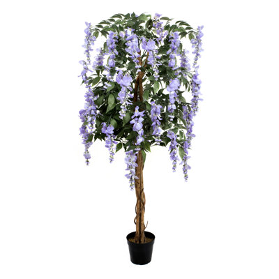 GreenBrokers Artificial Lilac Wisteria Tree 150cm/5ft