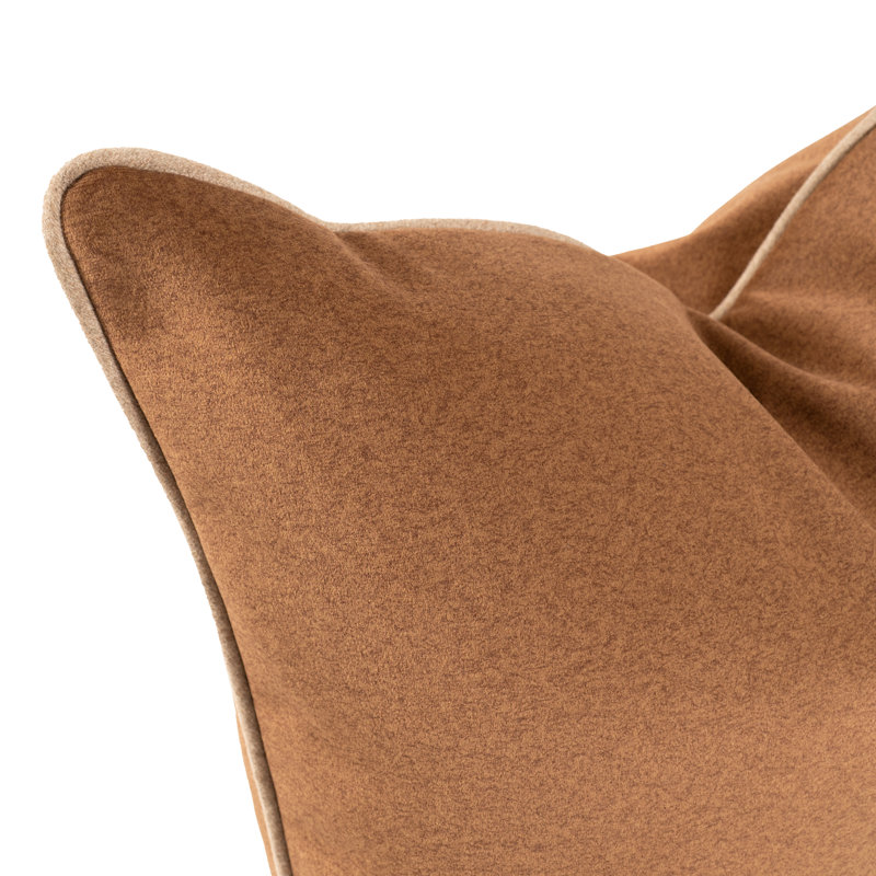 Oreiller en duvet Qiviut 14 x 22, Rectangle H 14 po x l 22 po, Brun, Mélange de duvet