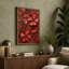 Terracotta Floral Relief Botanical - Wrapped Canvas-2079137843-2079137853