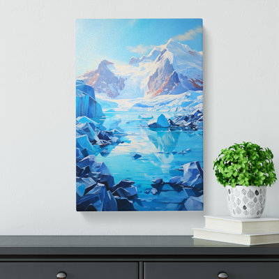 Glacier Action No.2 - No Frame Art Prints - Wrapped Canvas