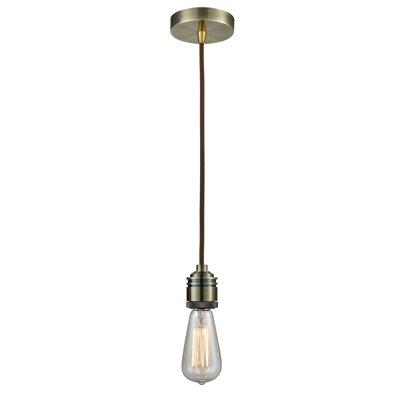 Luminaire suspendu à 1 lumière Cecil