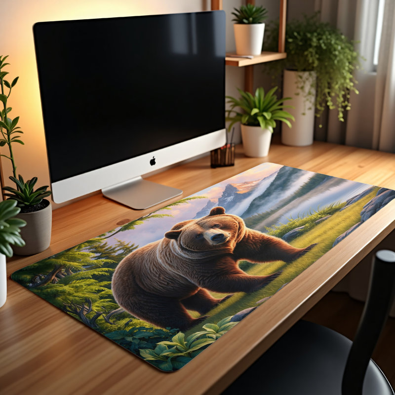 Polyester Desk Pad, 14.4x12.1