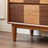 Retro Style All Solid Wood Entrance Cabinet Solid Wood Accent Chest