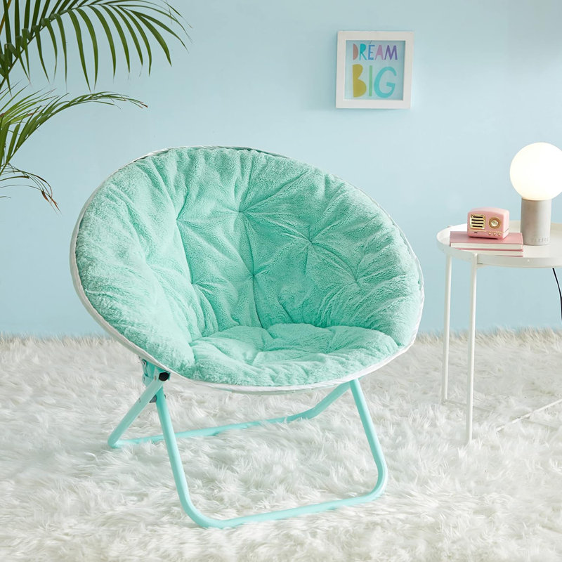 Giles Papasan Chair, Teal, Teal