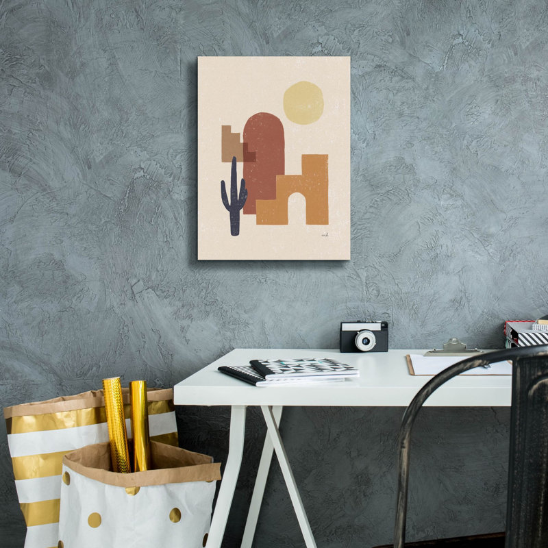 «Desert Arches 2» par Moira Hershey, art mural sur toile, H 16 po x l 12 po x P 0,75 po