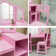 Ensemble de coiffeuse filles Princess - miroir pliant en trois