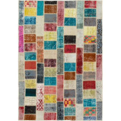 Plazonja One-of-a-Kind 5'5" X 7'8" 2010s Wool Area Rug in