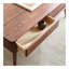 Table basse surélevée Table basse 100% chêne massif avec plateau en bois massif et plateau de bureau-1797288150