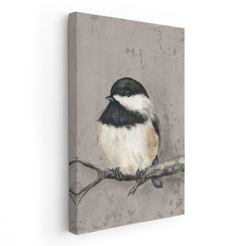 «Winter Bird IV», reproduction d'art sur toile, 48" H x 32" W