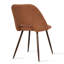 Ensemble de 8 chaises de salle à manger rembourrées Mid-Century avec pieds en métal-1860924239