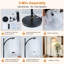 Lampe sur pied traditionnelle RVB avec télécommande changeant de couleur pour la fête dans la chambre à coucher-1093667365