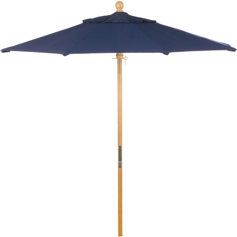 Parasol de marché 6 pi Oxford, Toile bleu marine Sunbrella