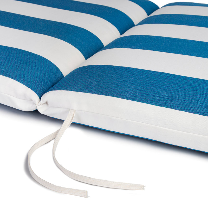 Longshore Tides 1 - Piece Cushion, Bleu / blanc