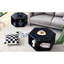 Duo de tables basses hexagonales - Esthétique noir et blanc, forme créative, options de rangement pratiques, matériau tendance facile à installer, look saisissant, espace pratique-283352334