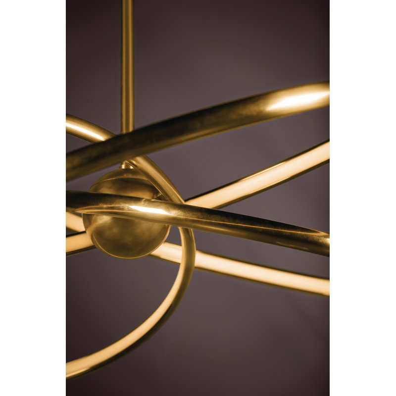 Alula 3 Light Chandelier, 16.32" H x 42" W x 42" D
