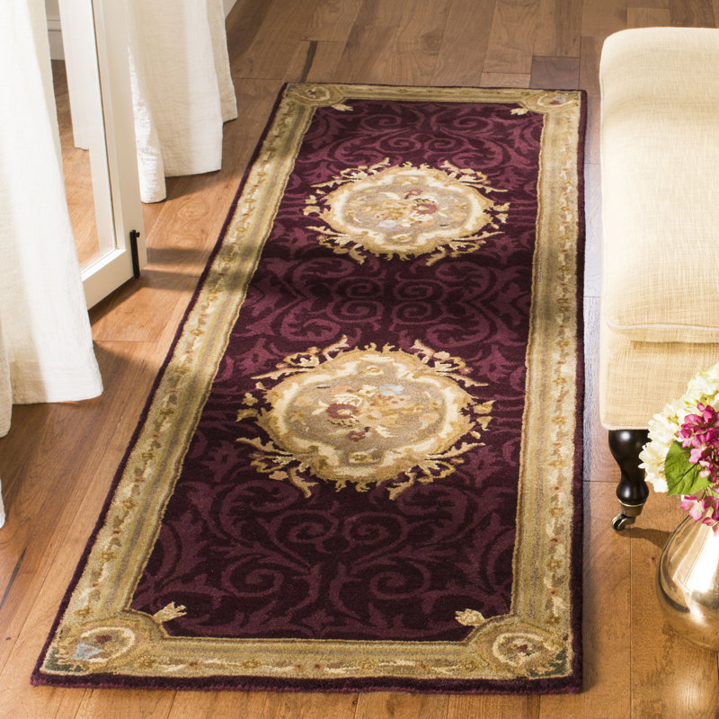 Bedgood Hand Tufted Wool Oriental Rug, Runner 2'6" x 12'