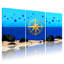 Ensemble de 3 impressions sur toile Blue Sky-946563079