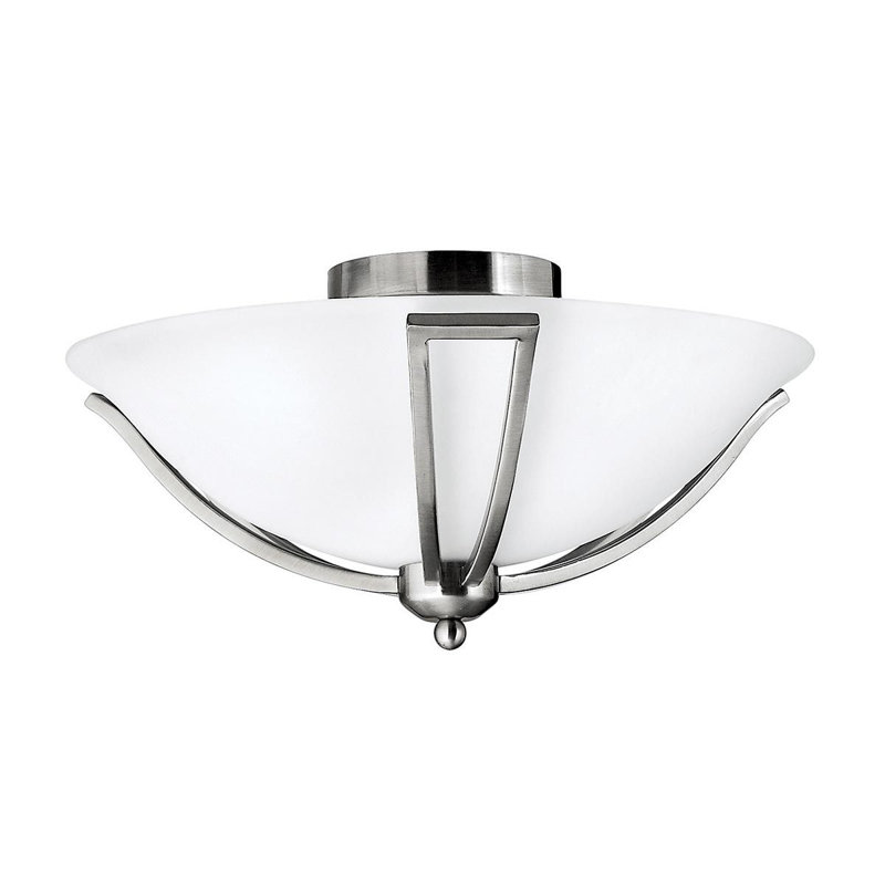 Fido Glass Semi Flush Mount