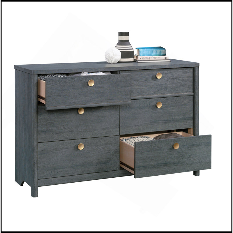 Commode, finition bleue
