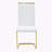 PU Faux Leather High Back Upholstered Dining Chair-295159345-295159344-280248722
