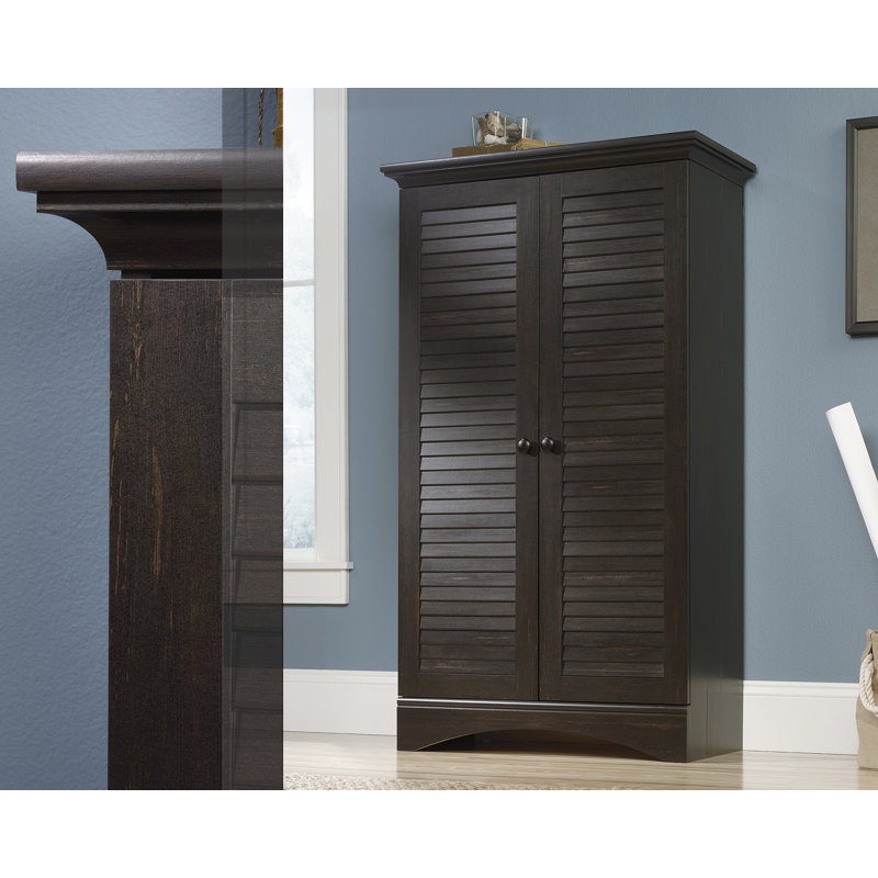 Armoire de rangement Dimilta, Marron foncé