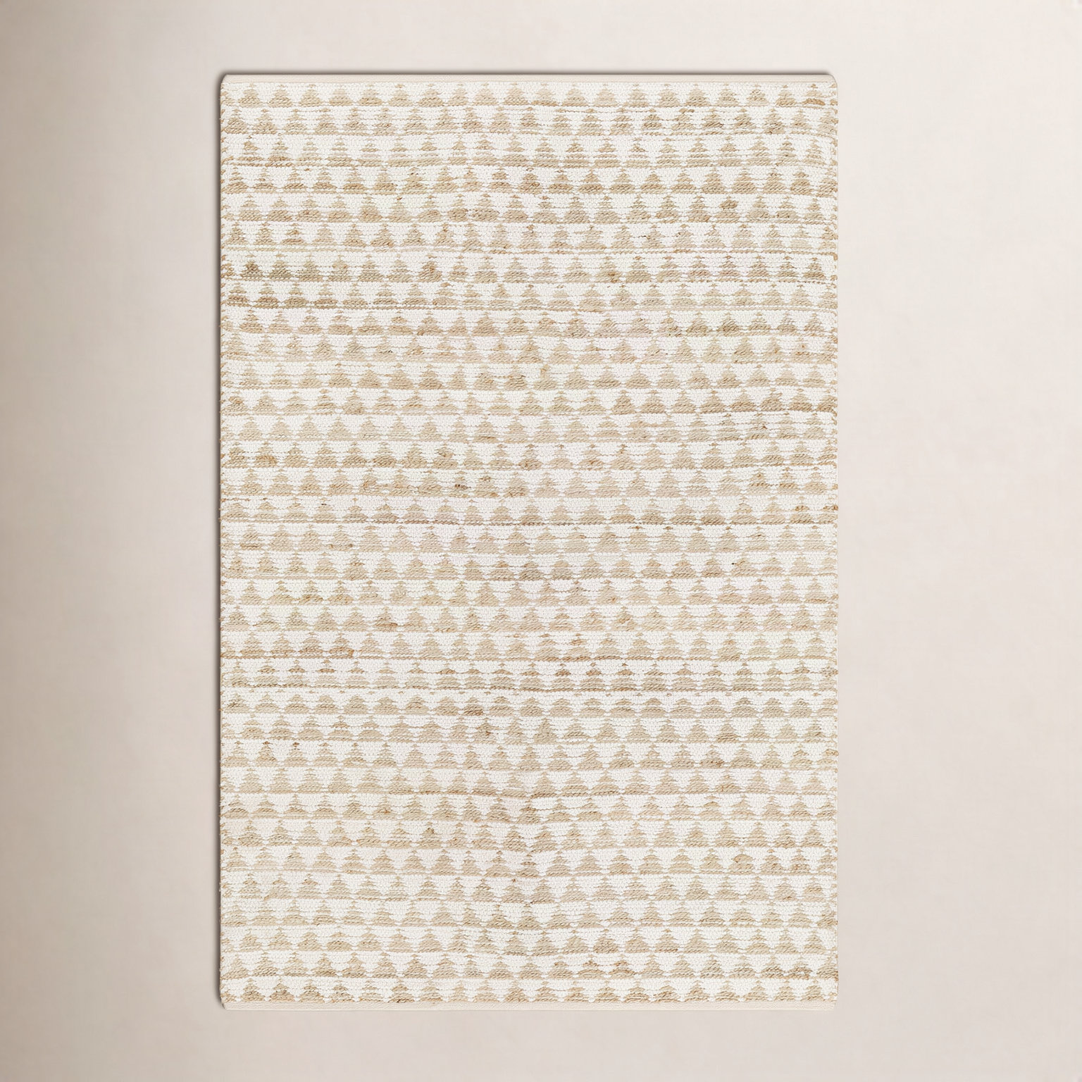Addy Hand-Woven Brown Geometric Jute Rug, Rectangle 8' x 10'
