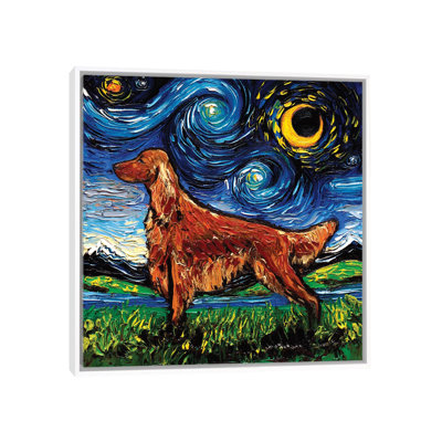 " Irish Setter Night " by Aja Trier