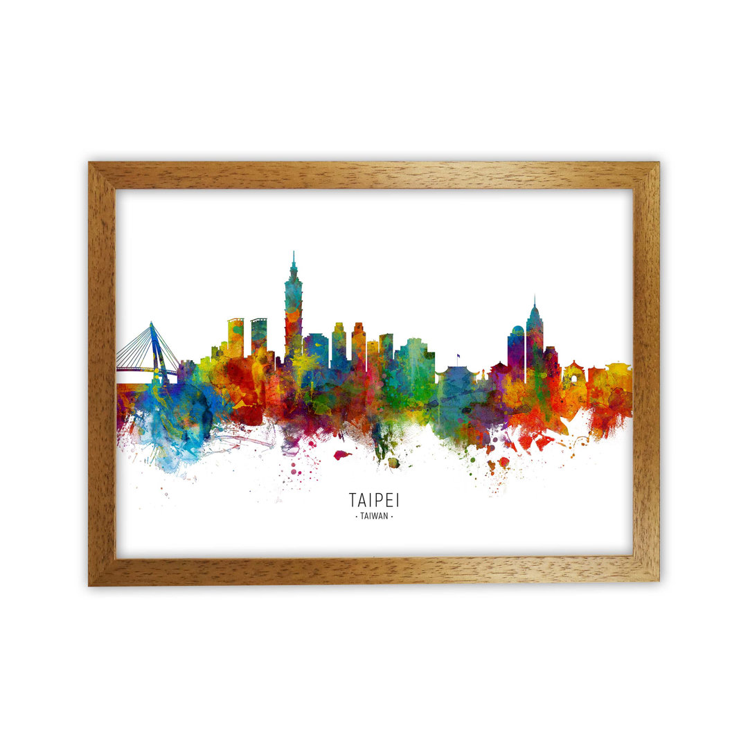Taipei Taiwan Skyline by Michael Tompsett - Print