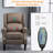 Massage Recliner Sofa With Heat Function, Remote Control, Brown