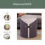 Repose-pieds deux tons avec rangement ou tabouret de coiffeuse