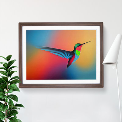 Lush Hummingbird - Single Picture Frame Painting
