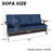 Polyethylene (PE) Wicker Outdoor Patio Sofa-164694788