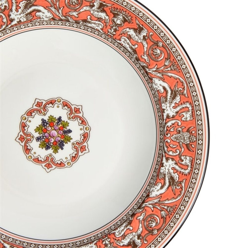 Wedgwood Florentine Colours Rim Soup 8.9In, Orange