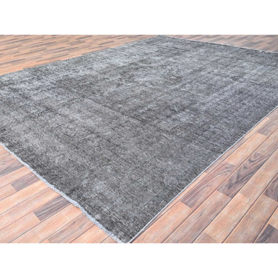 Zinda One-of-a-Kind 9'4" x 12'10" 1950s Rectangle Wool Area Rug in