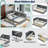 Lordina Bed with Upholstered Storage Headboard, Side Shelves and A Rotating Board-1313555169